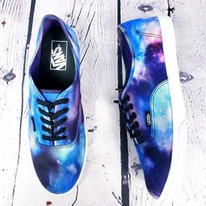 Vans Galaxy Low Pros Blue Purple Size 8.5